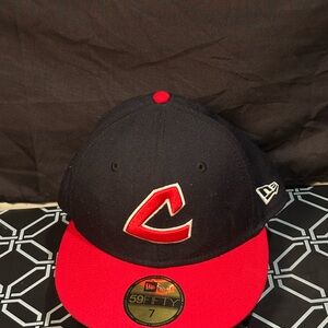 New Era 59FIFTY Navy and Red Cap